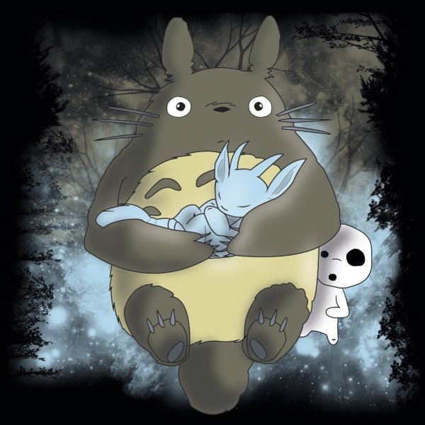 Тоторо сзади