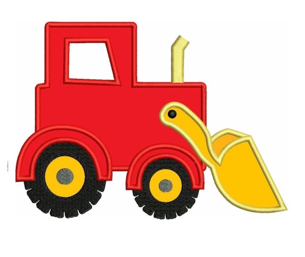Заготовки к аппликации трактор