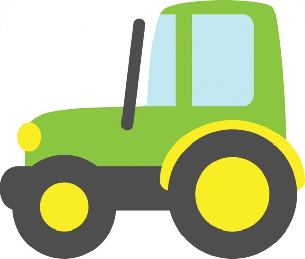 Заготовки к аппликации трактор