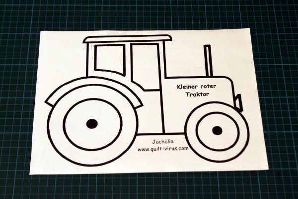 Трактор аппликация для детей