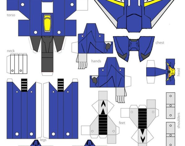Паперкрафт Оптимус Прайм