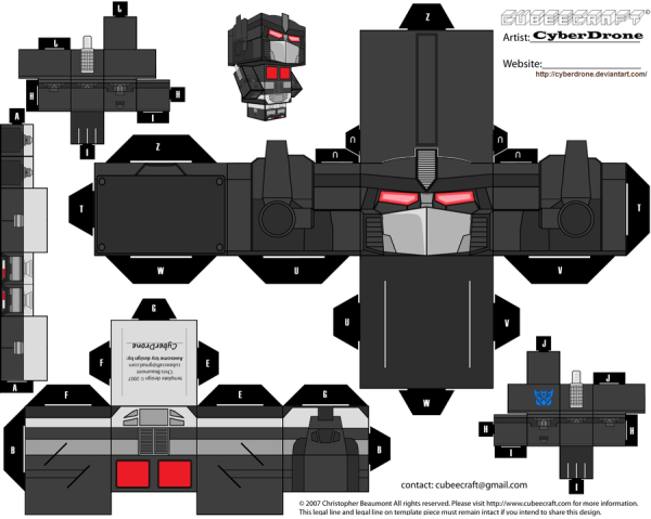Cubeecraft трансформеры