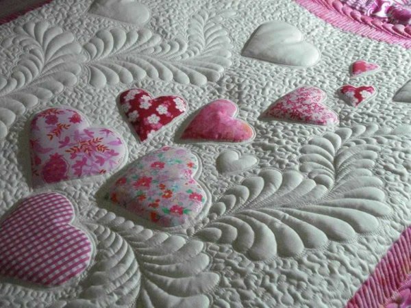 Лоскутное шитье трапунто