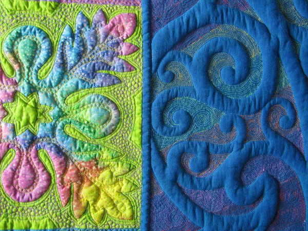 Цветное шадоу трапунто