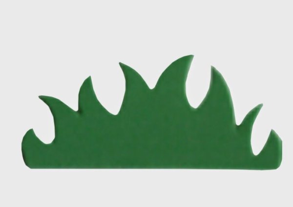 Травка из фетра