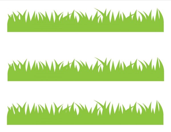 Трава контур