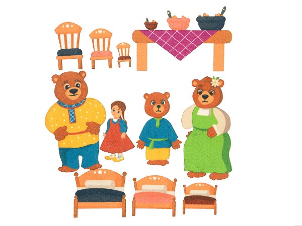 Игрушка три медведя современно