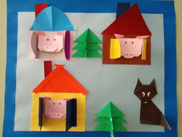 Поделка три поросенка