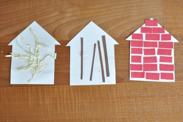 Тематическое занятие три поросенка