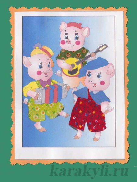 Аппликация поросенок 2 младшая группа