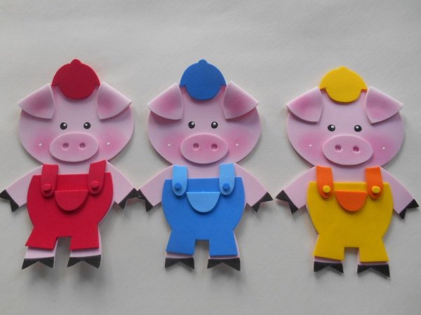 Пальчиковый театр три поросенка