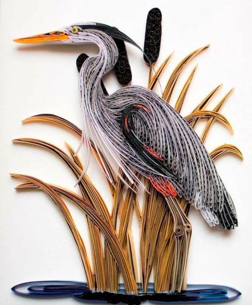 Птицы из квиллинга
