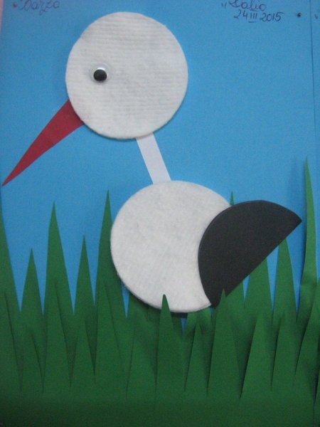 Весенняя аппликация для детей