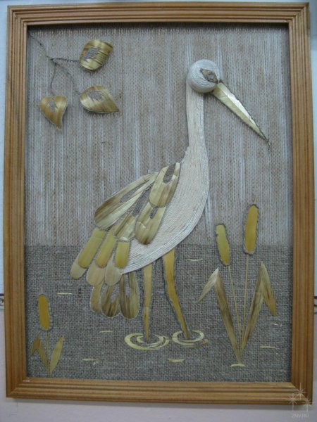 Поделка цапля