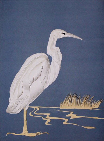 Поделка цапля