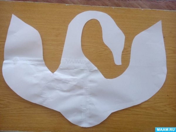 Царевна лебедь поделка из бумаги