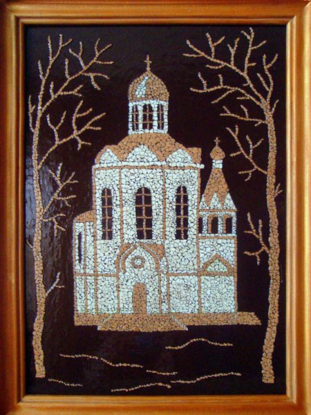 Поделка храм