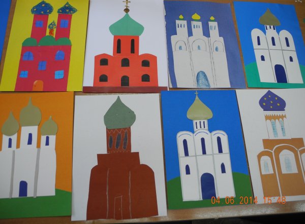 Аппликация собор