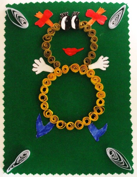 Поделка веселая цифра