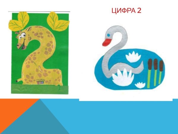 Аппликация цифры