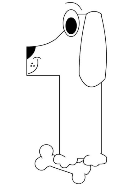 Цифры в виде животных