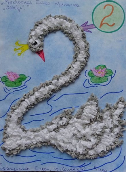 Живая цифра поделка