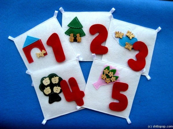 Аппликация на тему цифры