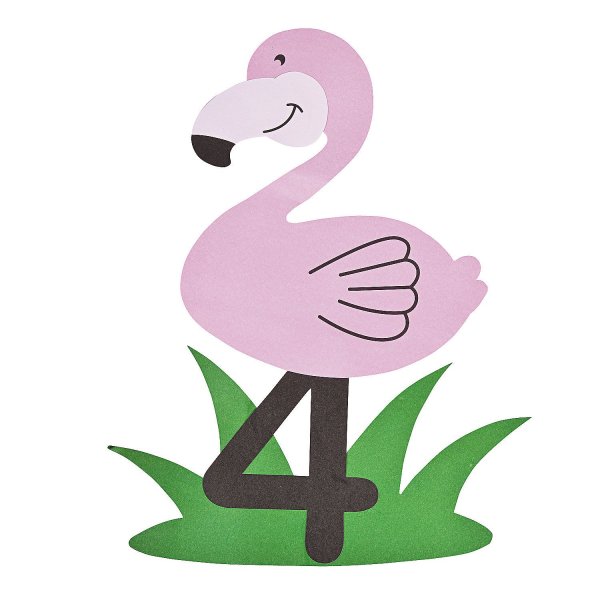 Аппликация цифры