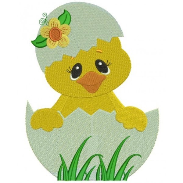 Пасхальный цыпленок из бумаги