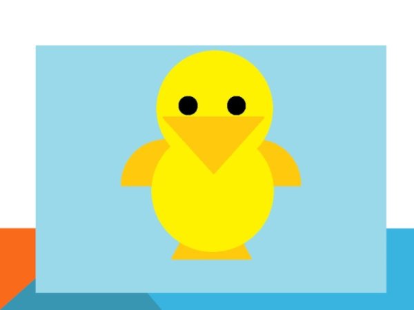 Аппликация из геометрических фигур