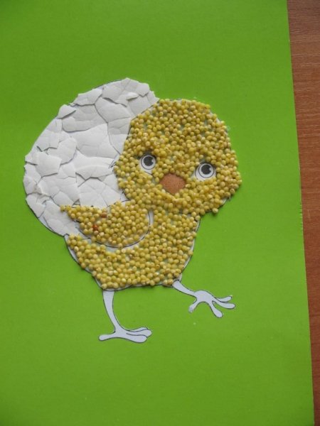 Поделки из круп для детей