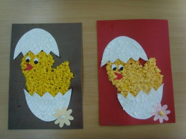 Аппликация на пасхальную тему