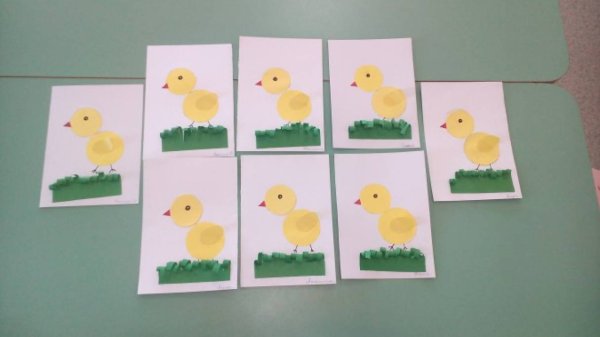 Аппликация во второй младшей группе