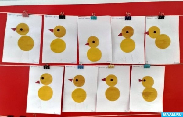 Аппликация во второй младшей группе