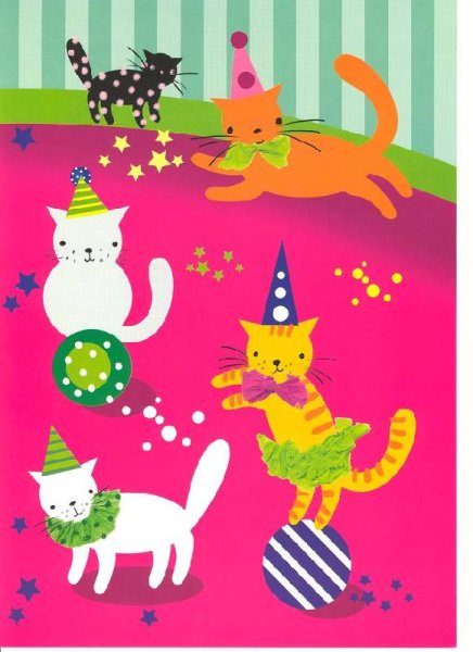 Цирк аппликация из бумаги