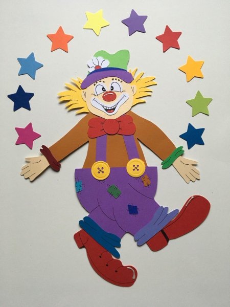 Поделка клоун