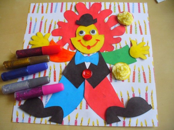 Аппликация на тему цирк