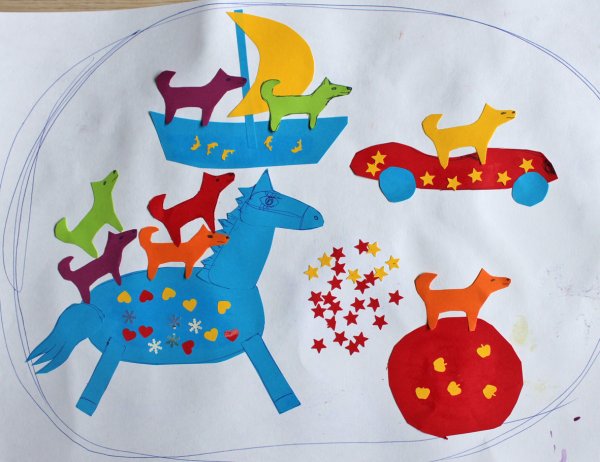 Аппликация в подготовительной группе на тему цирк