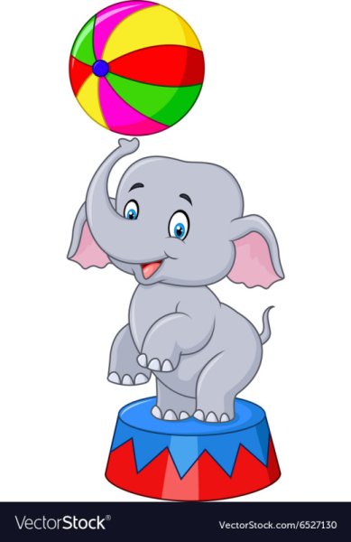 Слоненок жонглер