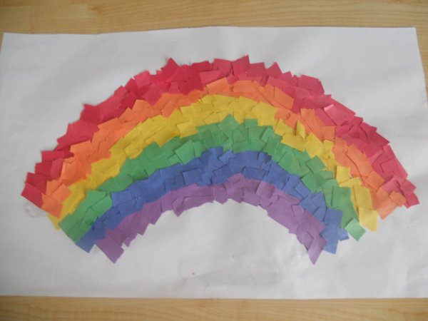 Поделка Радуга для детей