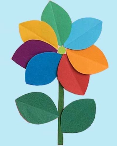 Аппликация Цветик семицветик