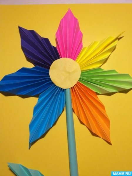 Аппликация Цветик семицветик