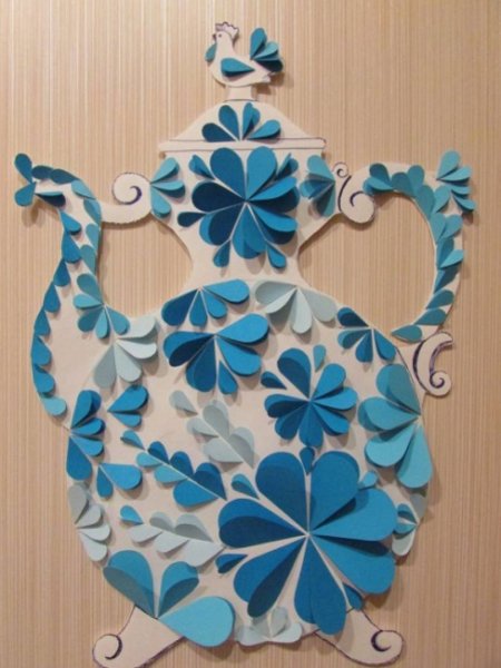 Поделки в стиле Гжель