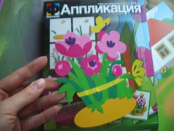 Аппликация клумба