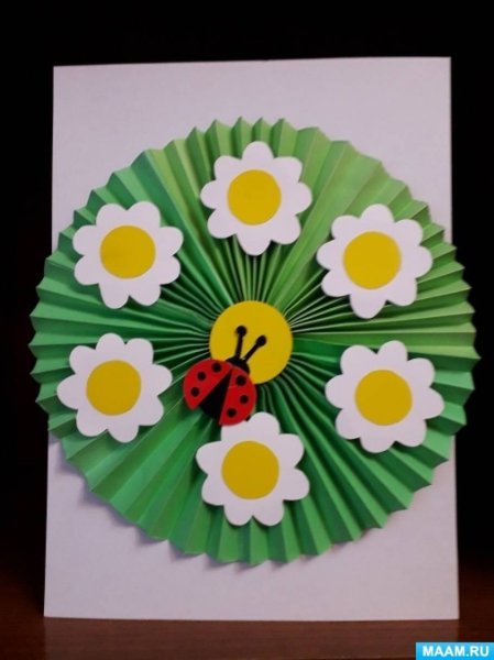 Аппликация Цветочная Полянка