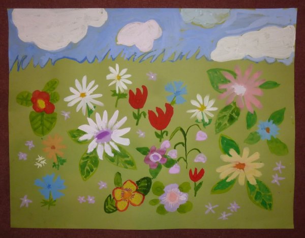 Аппликация на летнюю тему