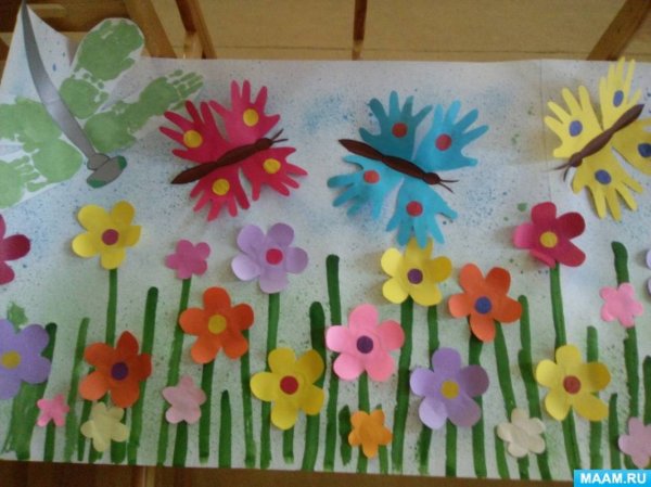 Цветы средняя группа