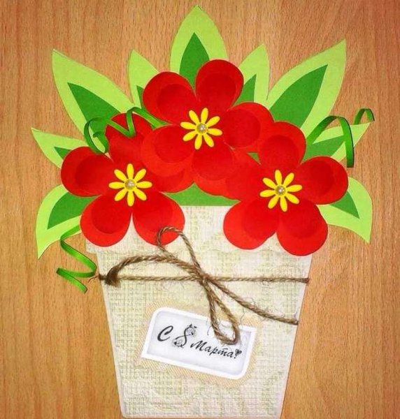 Поделки на 8 марта