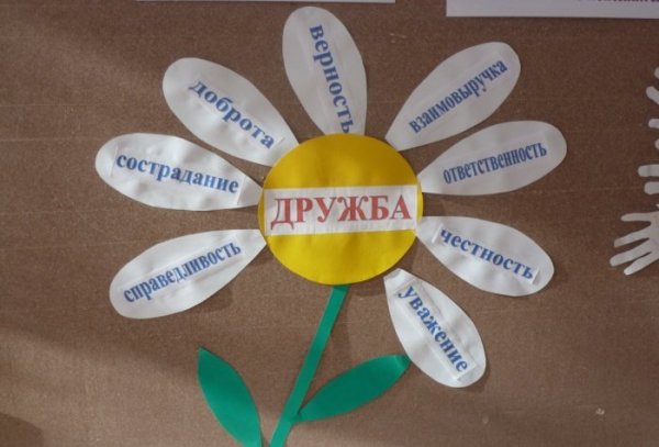 Аппликация на тему доброта