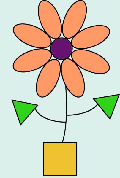 Рисунок из геометрических фигур